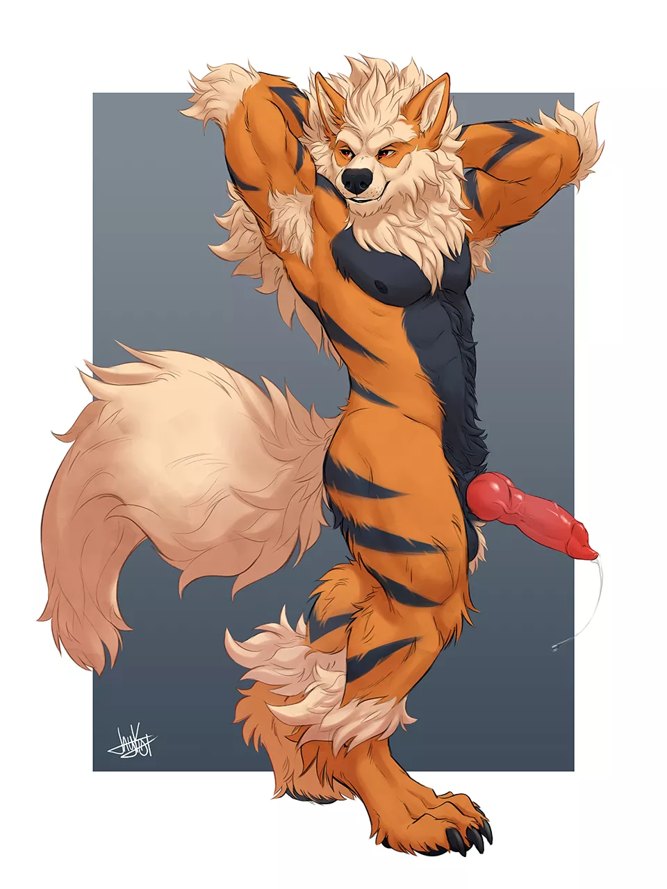 Arcanine (JayKat) posted by TangentYoshi