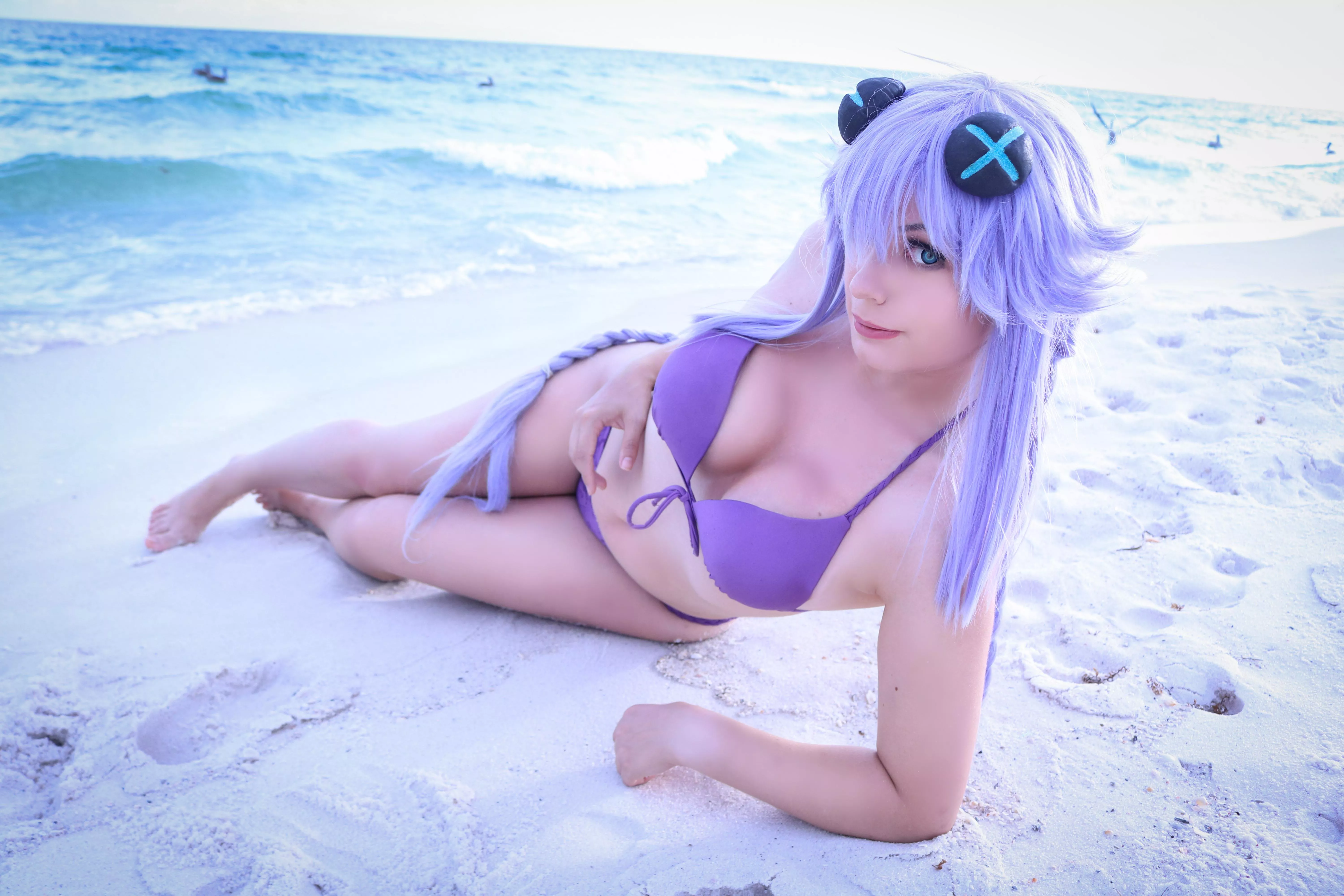 Are you ready for a beach adventure with Purple Heart? (By Lysande) nudes |  GLAMOURHOUND.COM