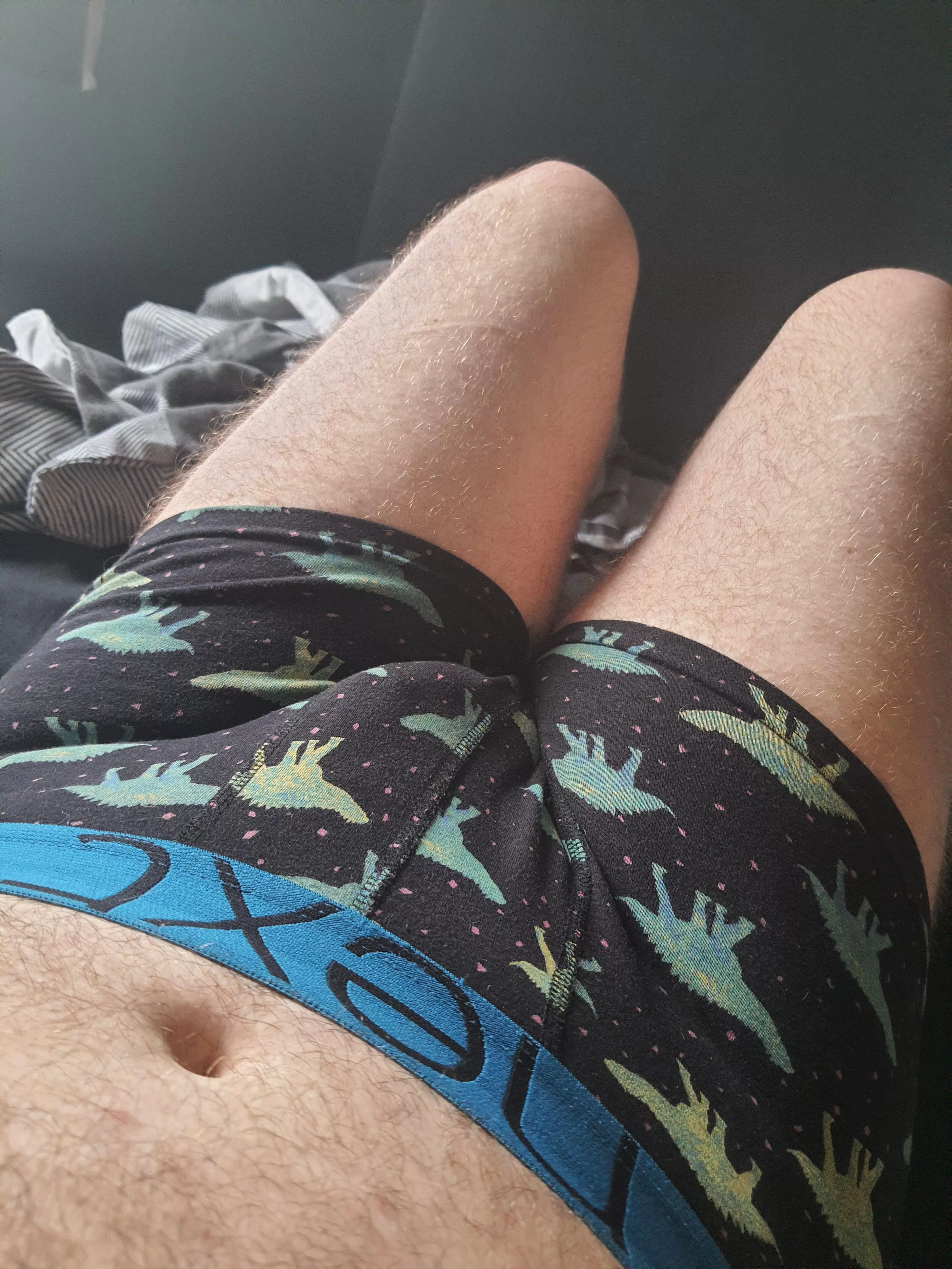 Aren't my dino undies cute~? ðŸ’™ðŸ’š posted by vxmpiretwink