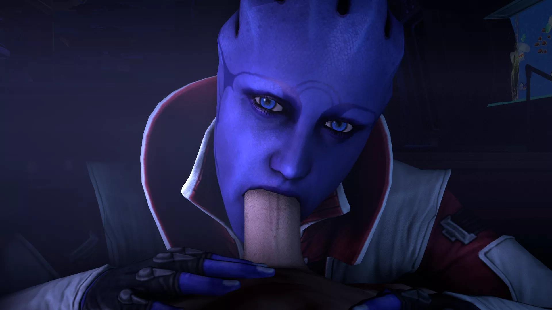 Aria T'Loak Blowjob - (Skeletron27) posted by skeletron27