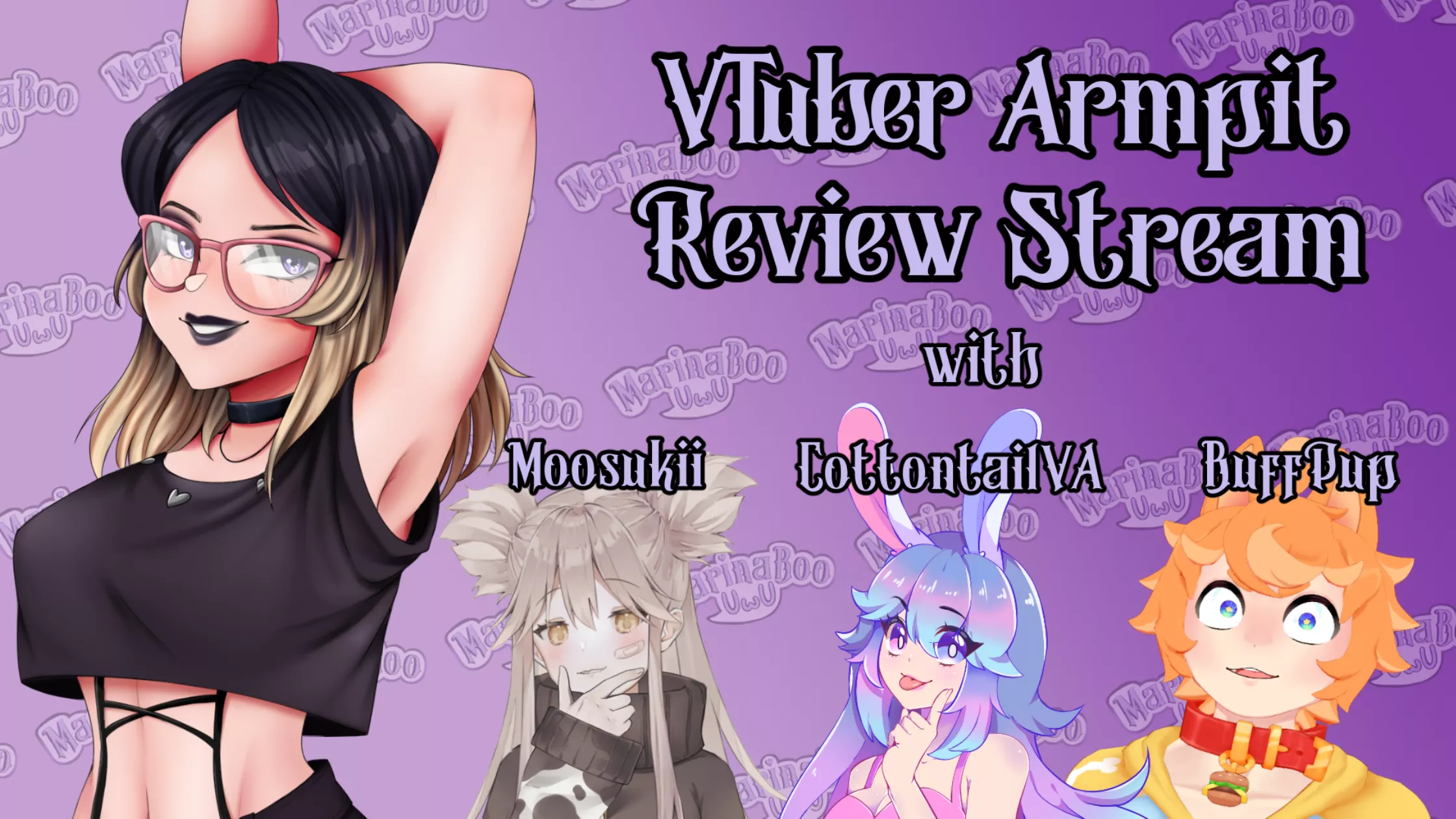 Armpit Kink VTuber doing an armpit review today! 12pm PDT Link in comments posted by MarinaBooUwU