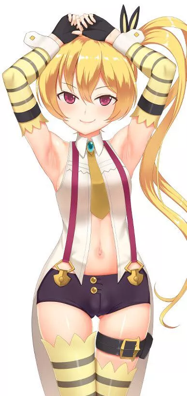 Arms up! [Ryo Midori] posted by TheDarkSideOfTheWeb