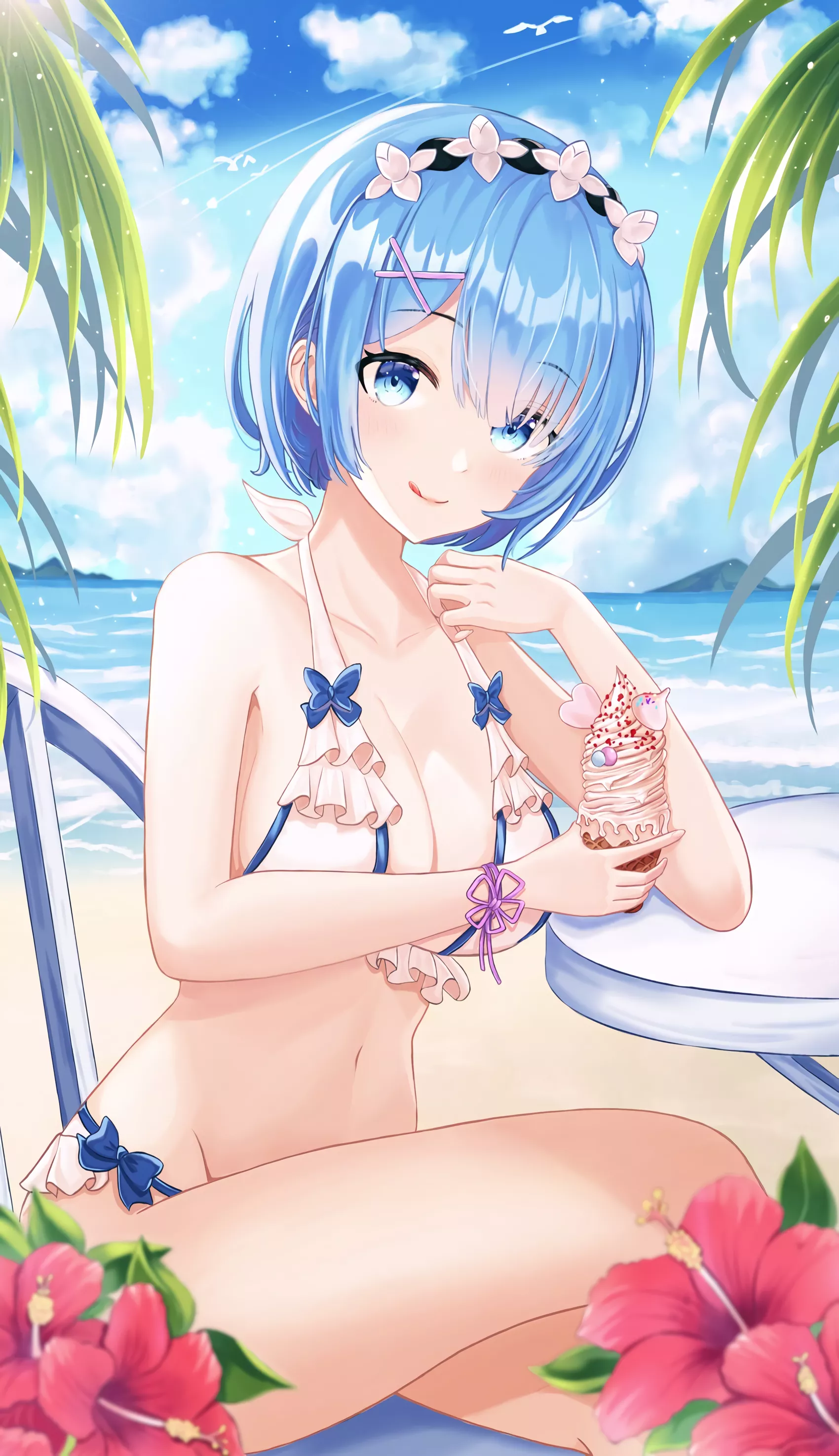 Aromatic ice cream and halter top [Re:Zero] posted by elegantloveglimmer