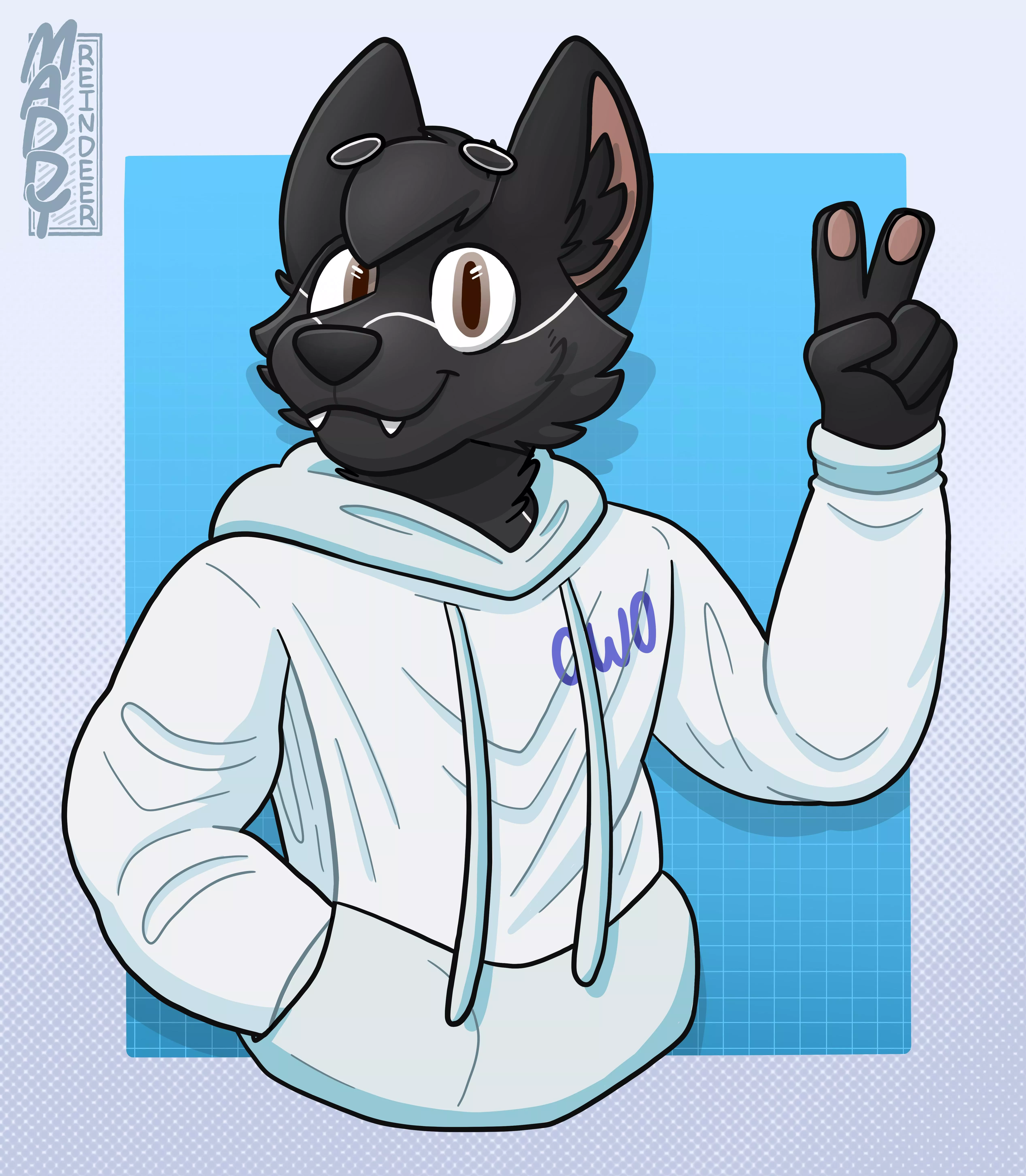 ✌️ (art by me) posted by MaddyReindeer