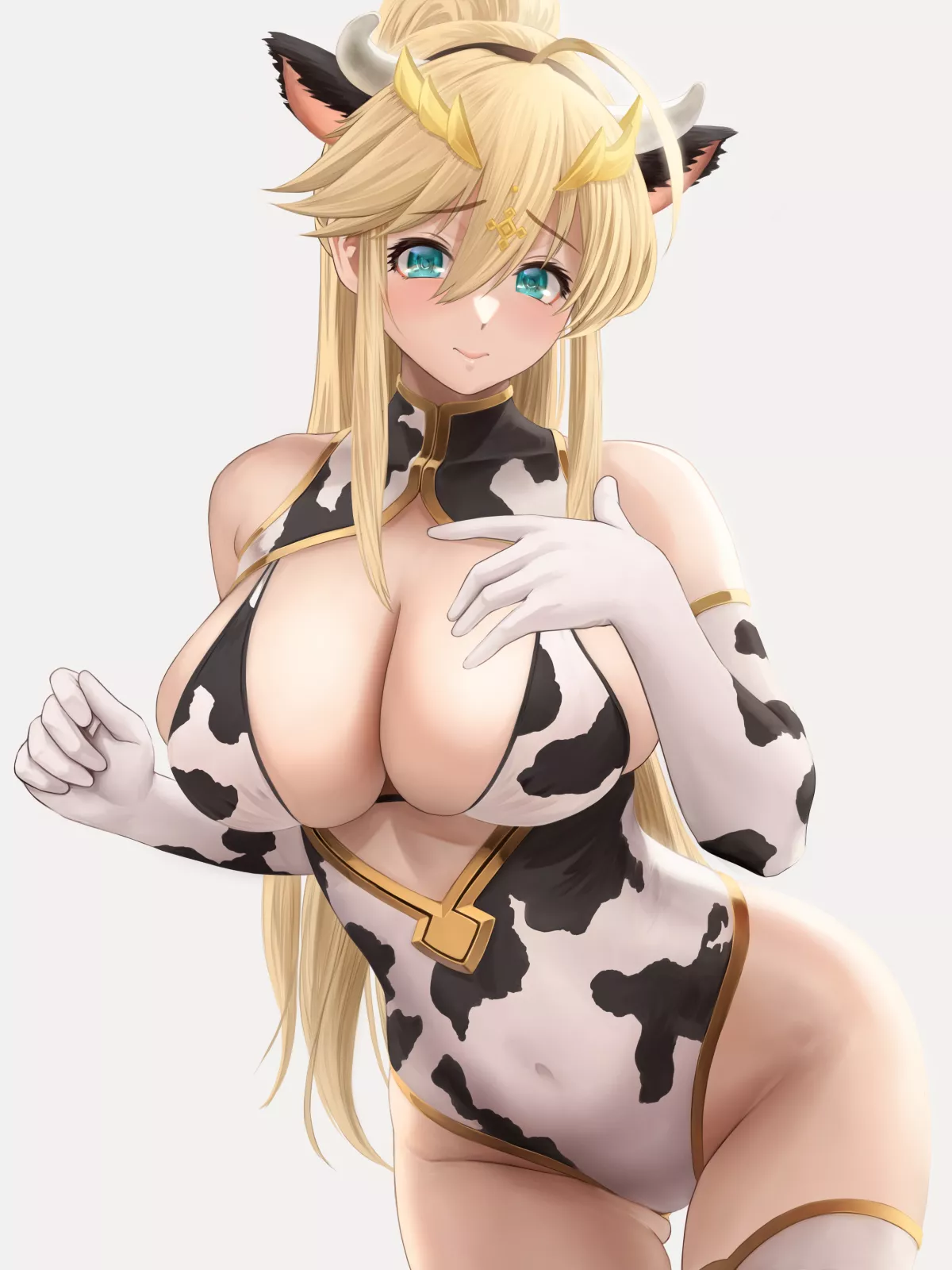 Artoria Cow Girl Leotard (Yamaneko) [Fate] posted by sequence_string