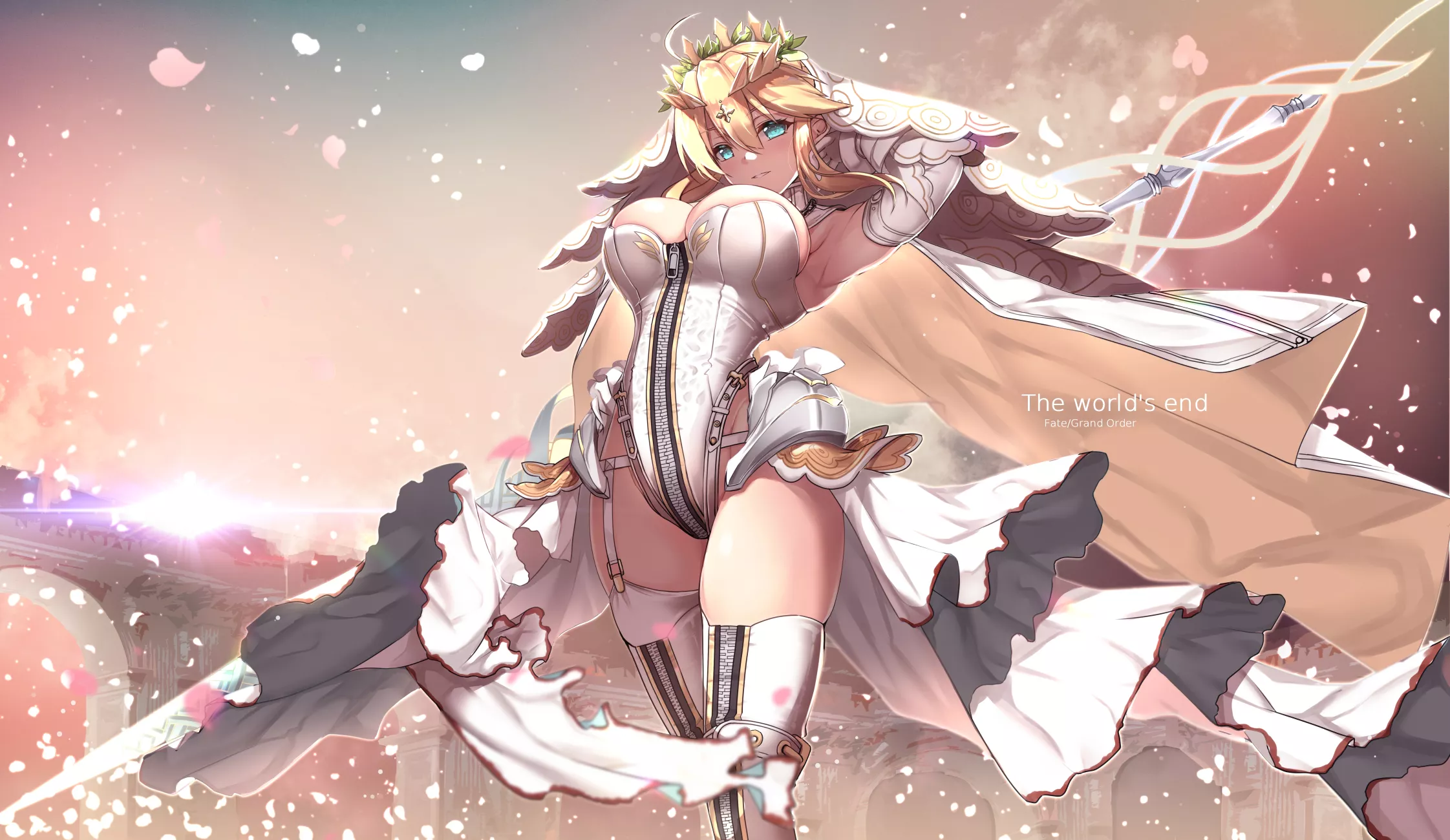 Artoria Lancer Bride Powerful Presence (Untue) [Fate] posted by sequence_string