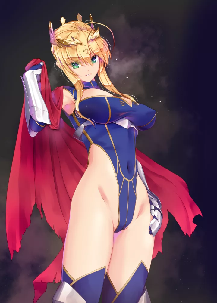 Artoria Lancer Highleg Leotard (Kirishima Satoshi) [Fate] posted by sequence_string