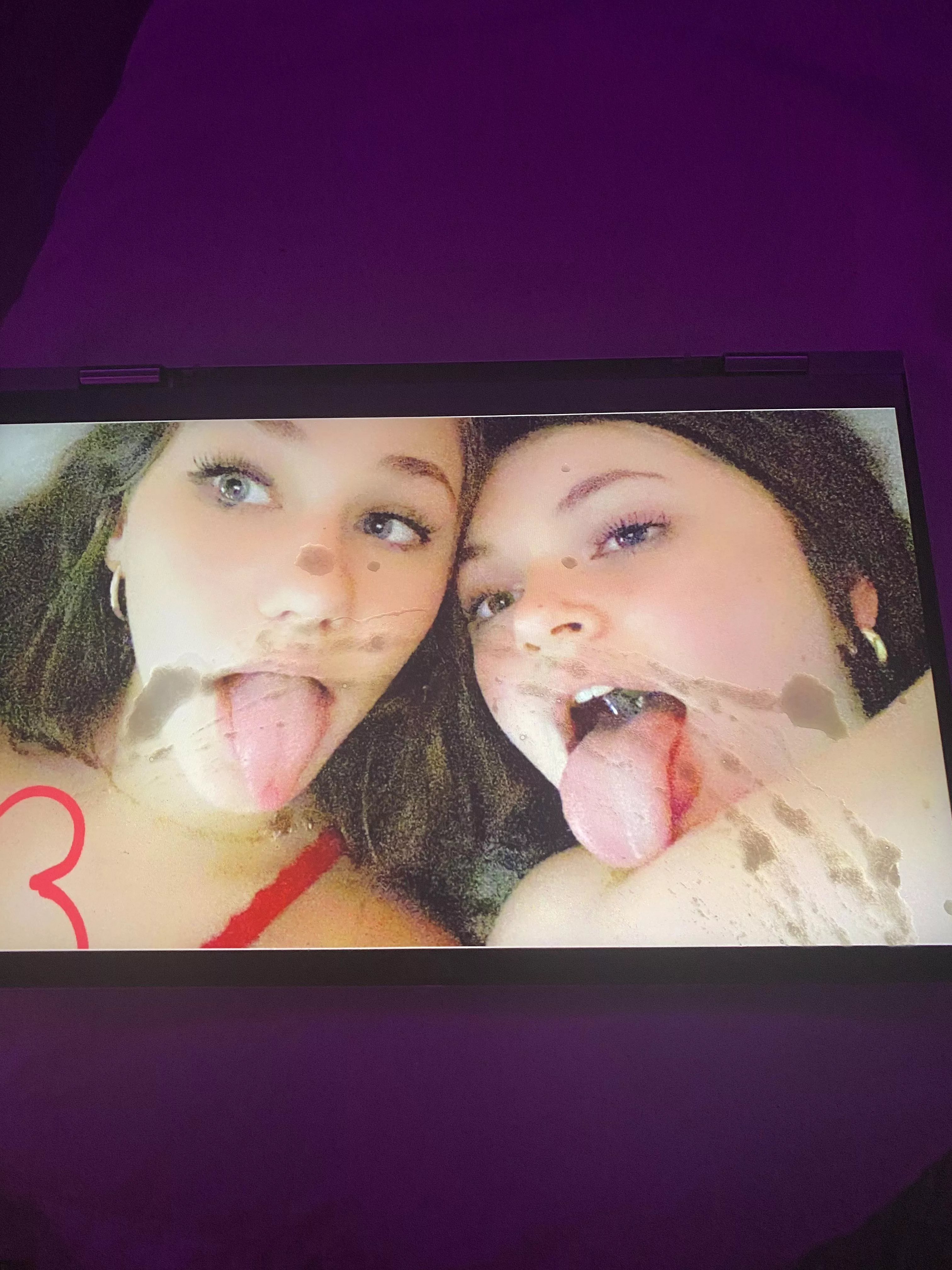 As requested, Gabi and Bailey covered in cum :) posted by Trxbguy