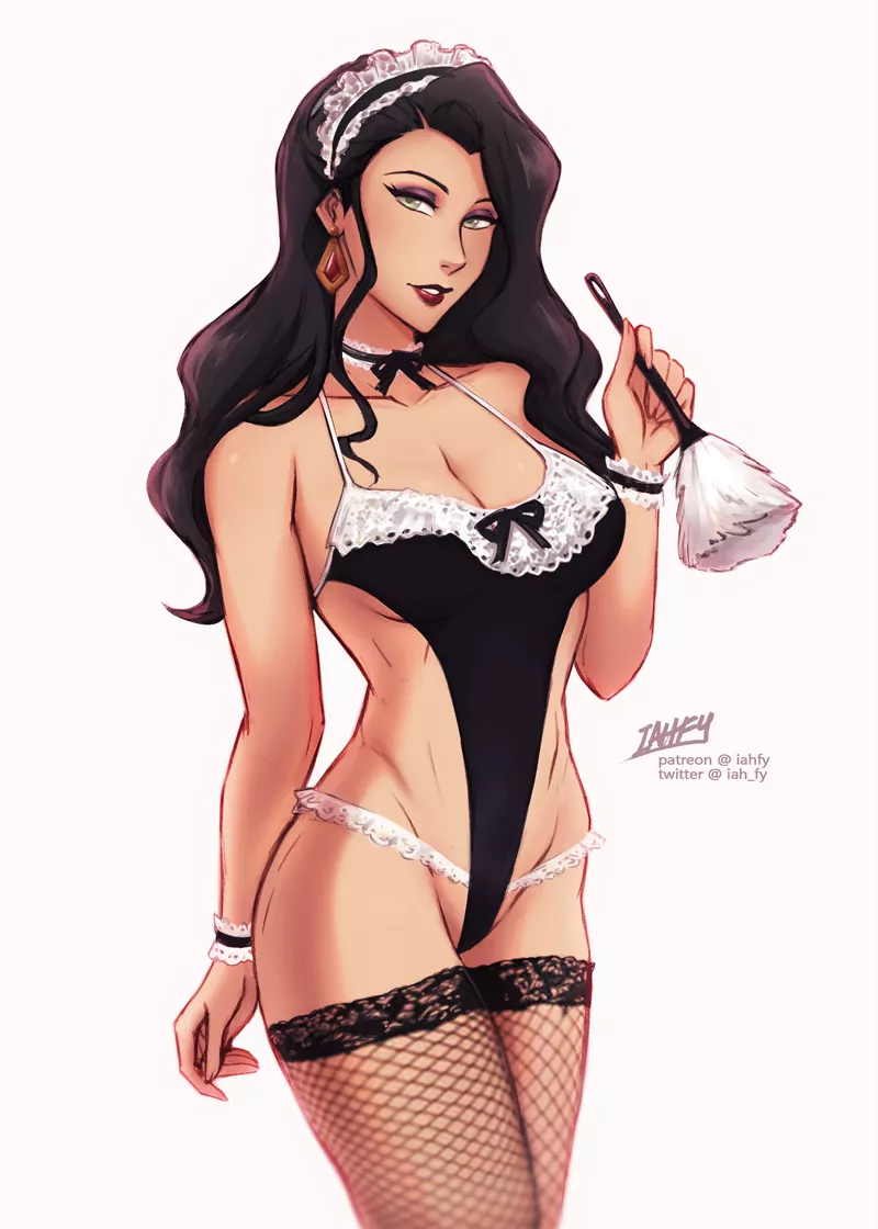 Asami Maid Leotard (Iahfy) [The Legend Of Korra] posted by sequence_string