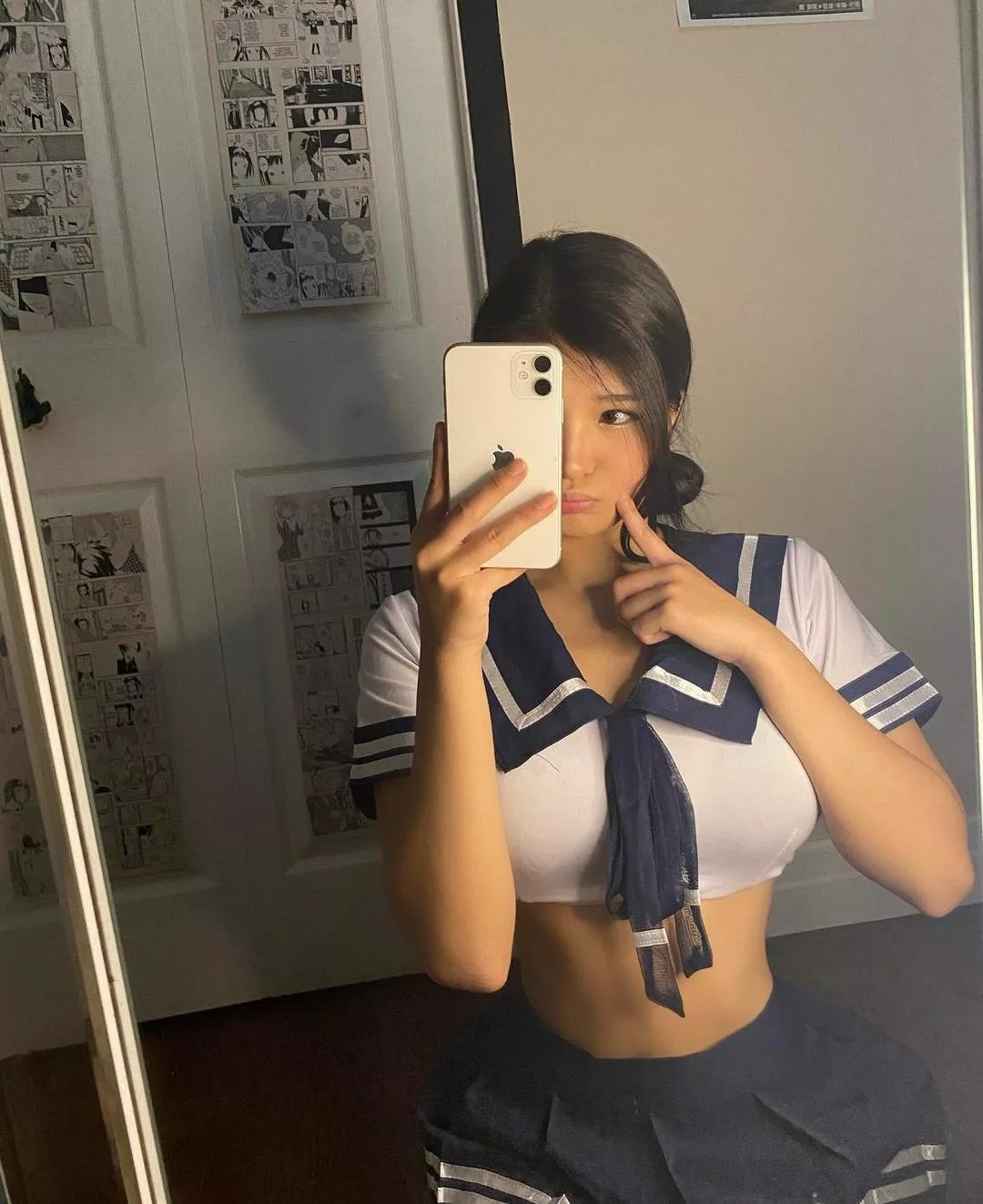 Asian schoolgirl outfit posted by MisterMysteryMan3