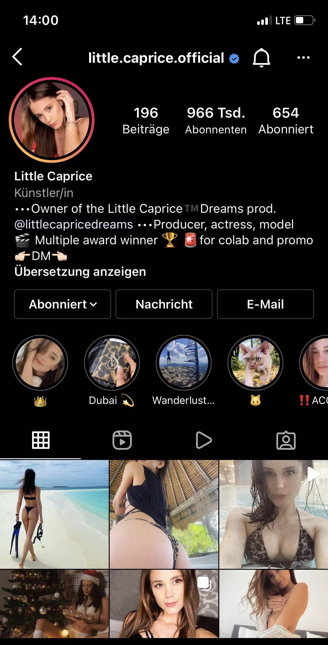 Ask me questions now … on my I instgram on instgram NOW https://instagram.com/little.caprice.official posted by Little-Caprice