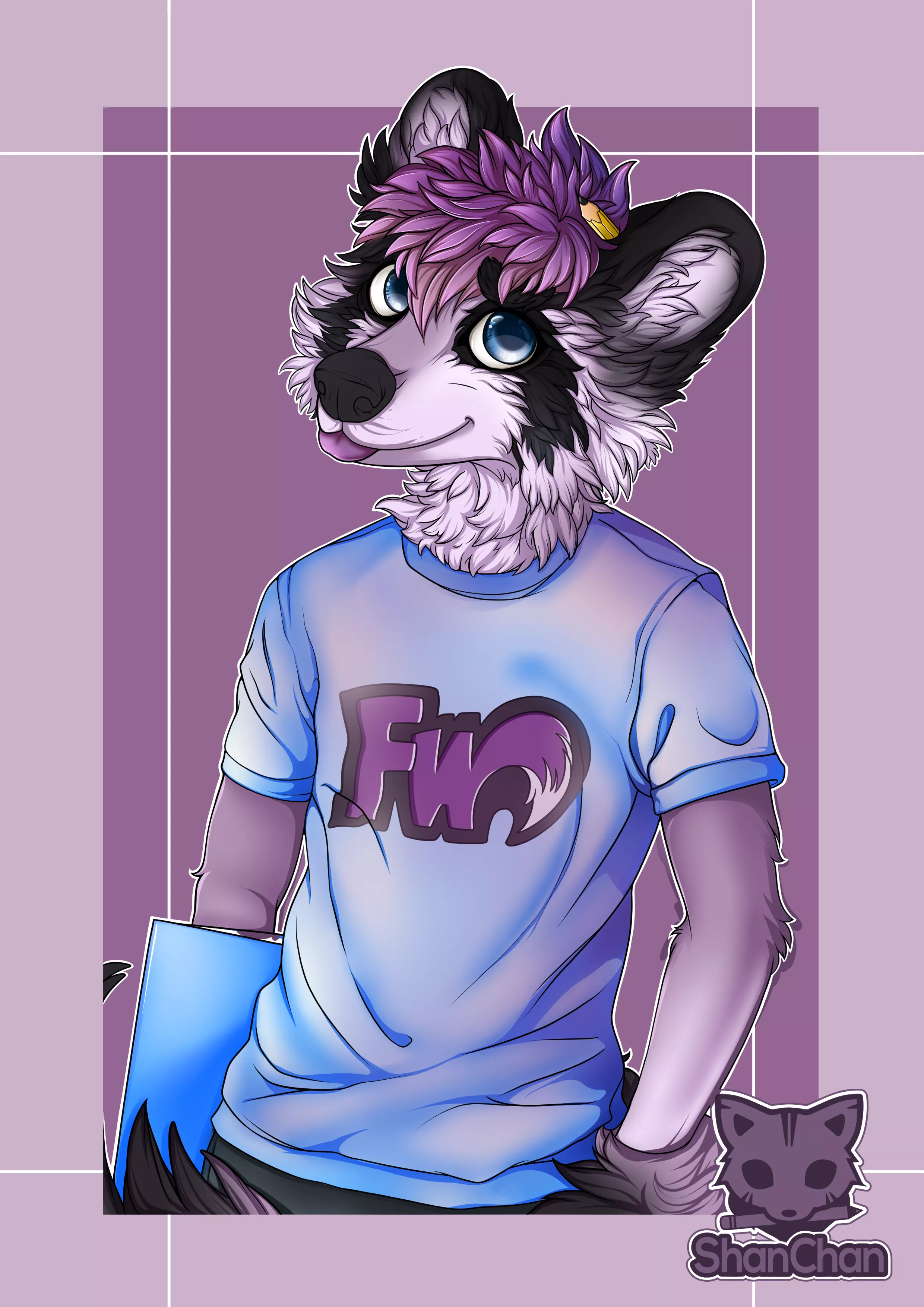 Aster Fanart By Me for FurryWeekly Magazine posted by TheShanChan