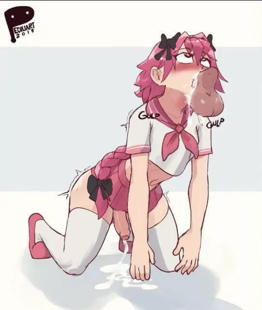 Astolfo taking a load like a champ posted by Salty-Spitfire