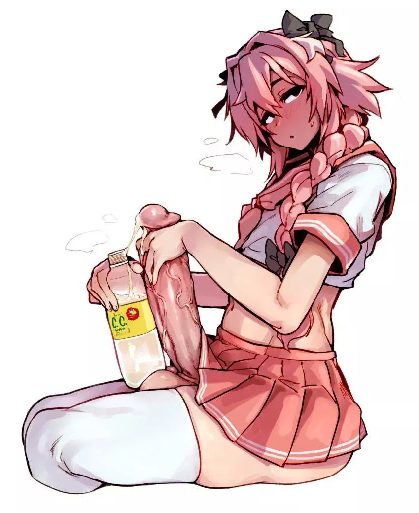 Astolfo’s monster cock posted by notsafeforshit