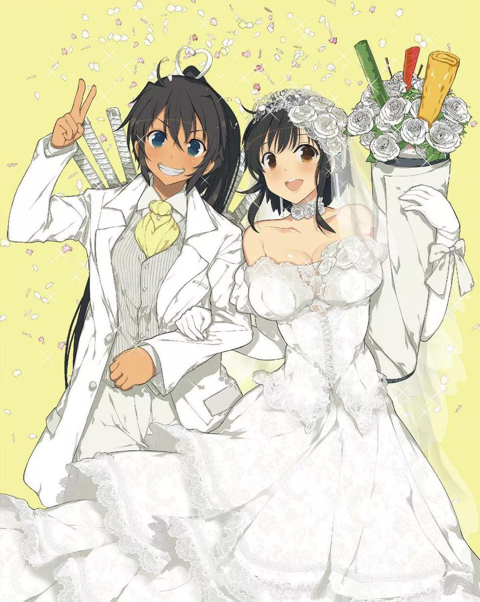 Asuka and Homura get married [Senran Kagura] posted by MillionHypotheses