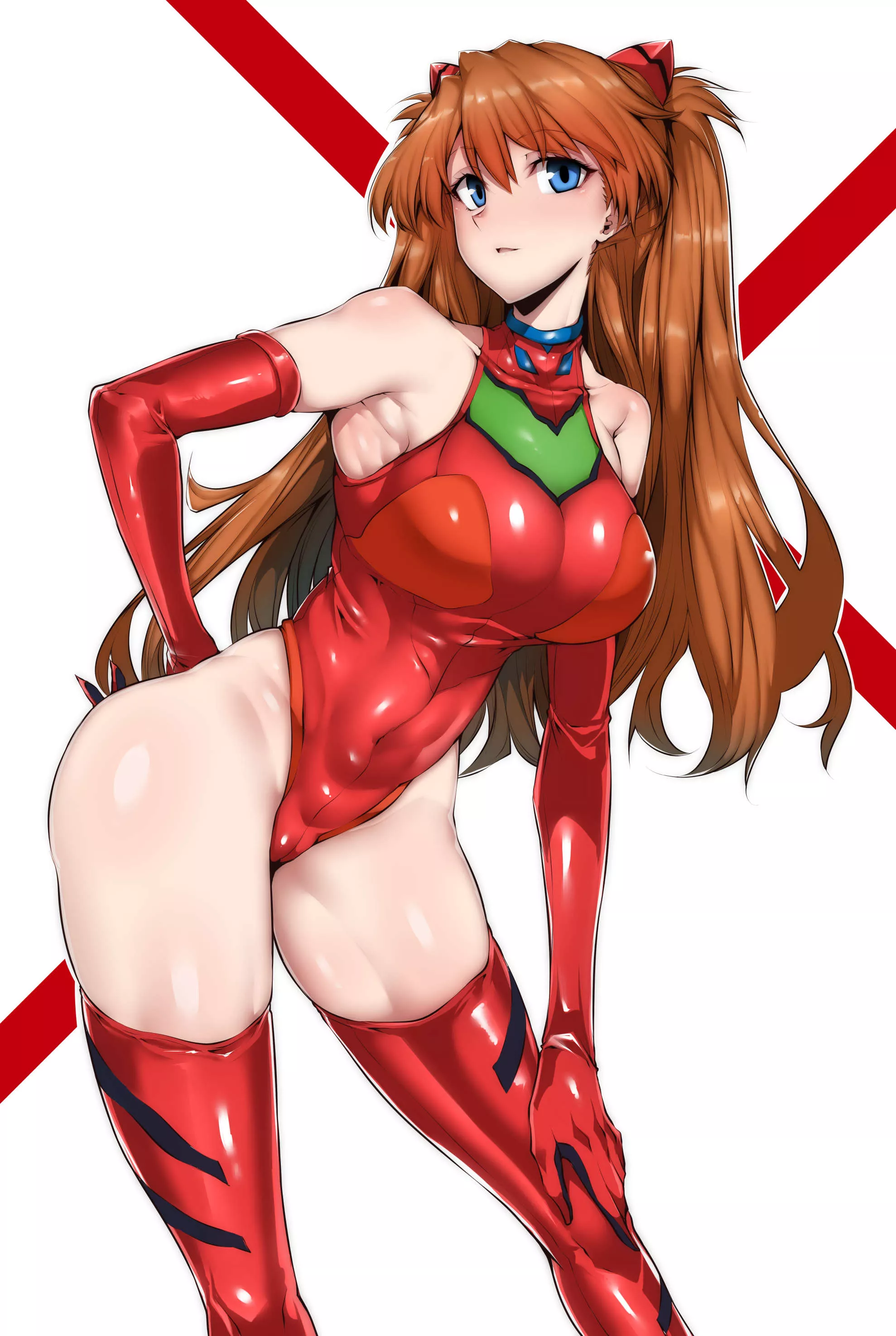 Asuka Leotard (gggg) [Evangelion] posted by sequence_string