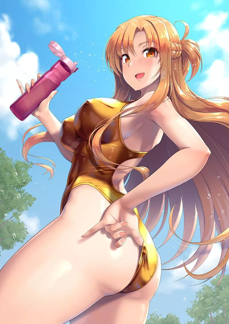 Asuna in a bikini posted by Puzzleheaded-Rub4114