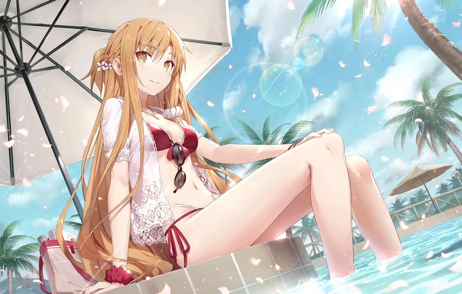 Asuna in bikini posted by konosubaa002