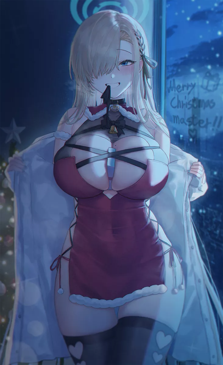 Asuna on Christmas Eve posted by CheetahSperm18