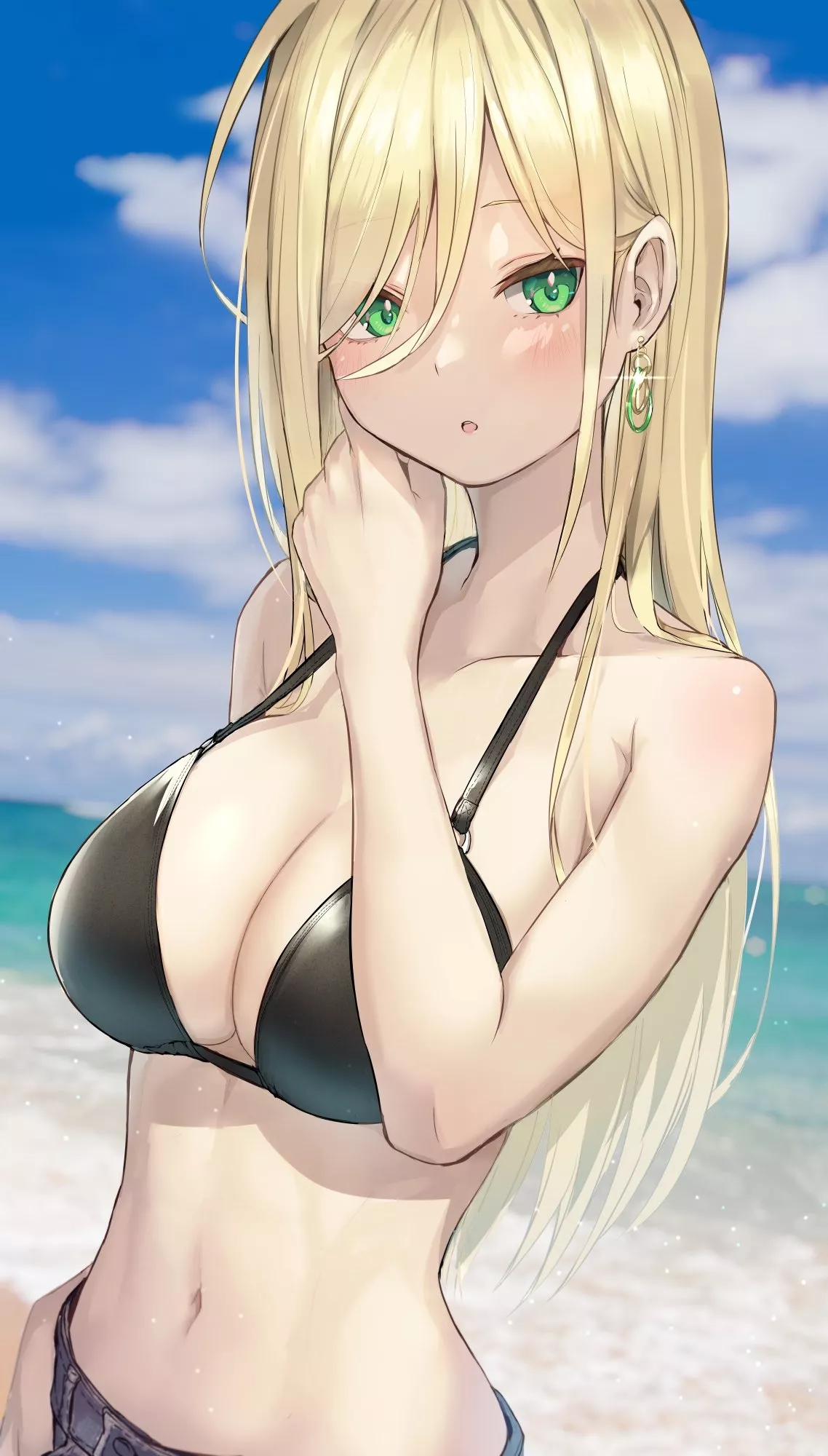 At the Beach [Original] posted by CheetahSperm18