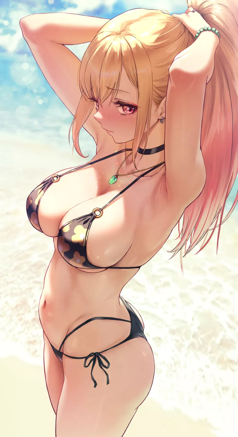 At the beach with Marin [My dress Up Darling] posted by HornyHoeOn2nd