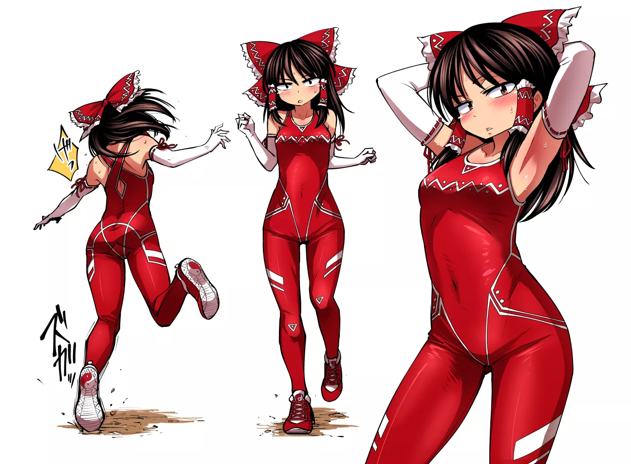 Athlete Reimu (Shimizu Pem) [Touhou] posted by sequence_string