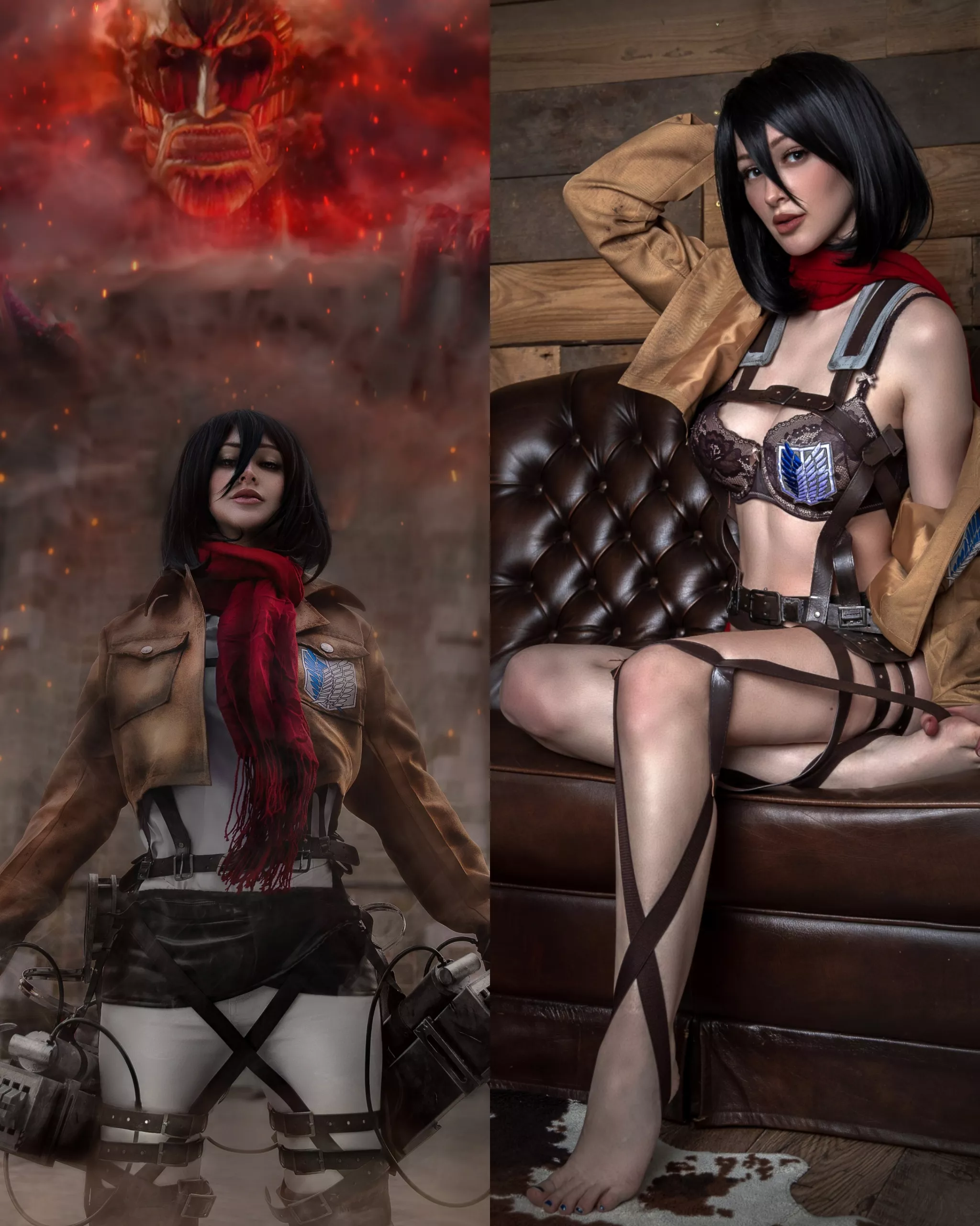 Attack On Titan: Mikasa Ackermann by LienSue posted by LienSueCosplay