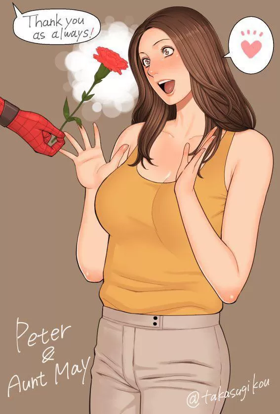 Aunt May by Kou Takasugi posted by yunaX2