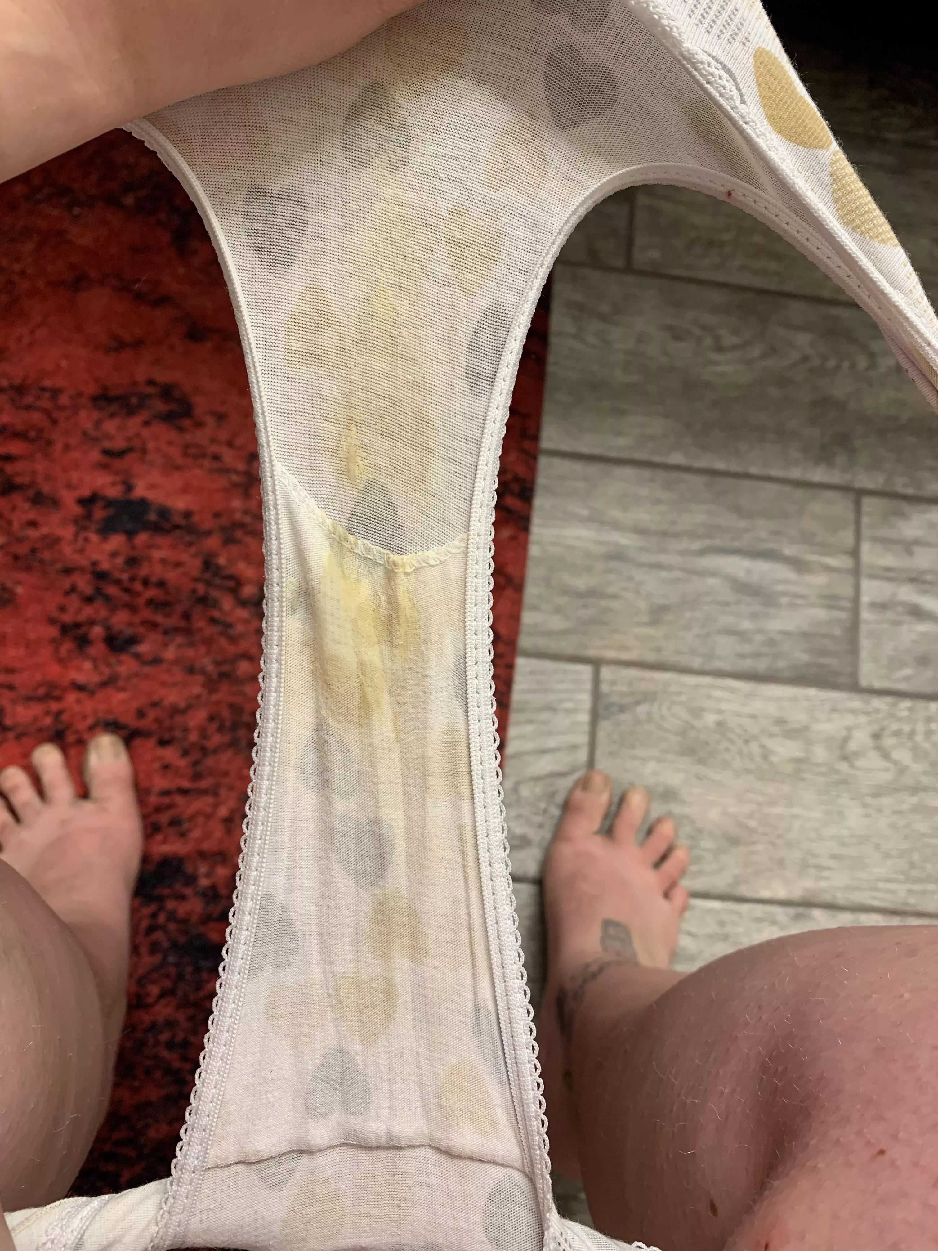 Available to ship now. 2 days of wear, 2 sweaty hikes, one orgasm. These are so creamy! $30 with free tracking. Kik mkrame08. [selling][us] posted by mkrame08