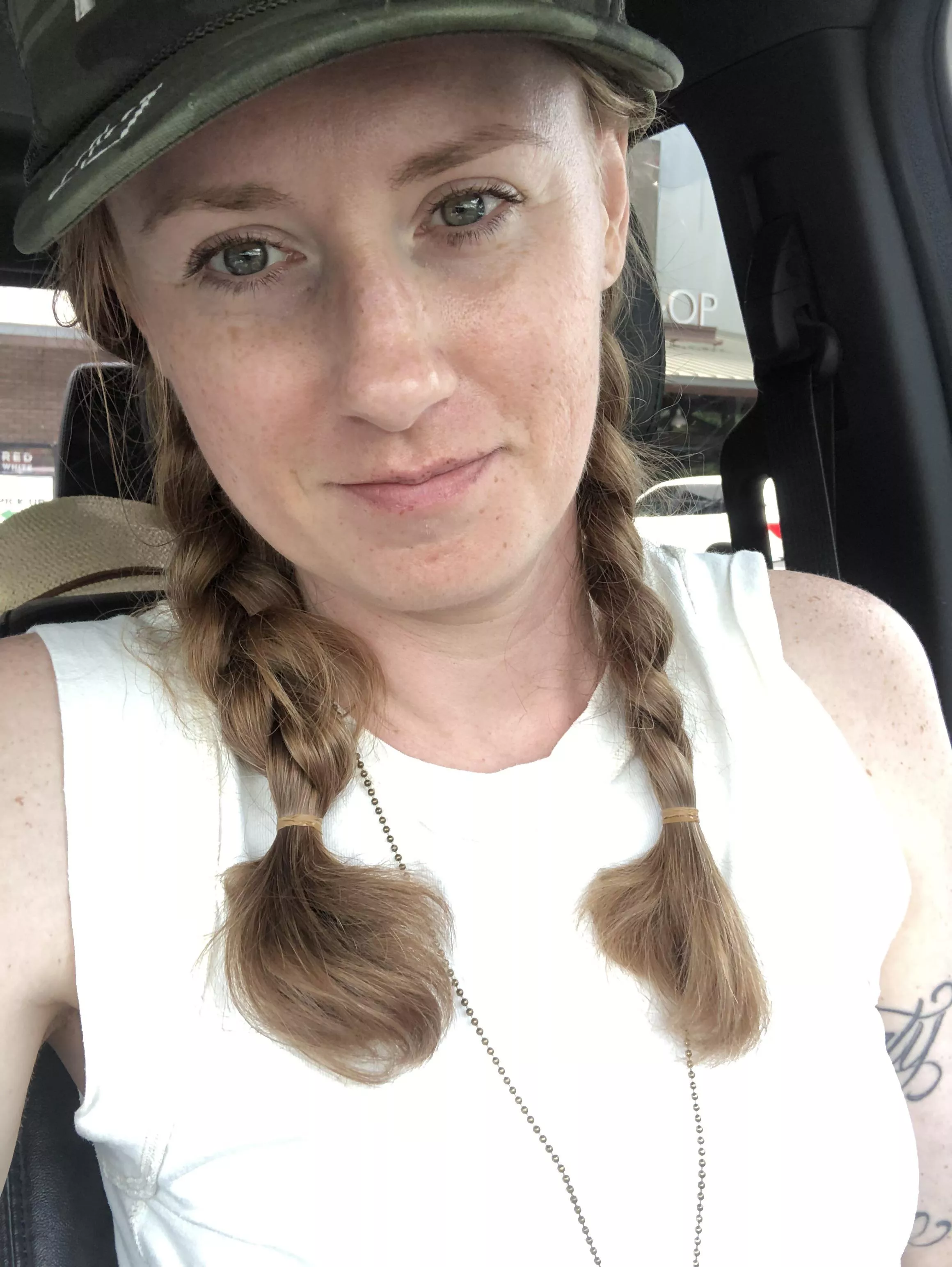 Average lady taking a road trip. All the truckers love to stare at me. posted by thesaltyginger3