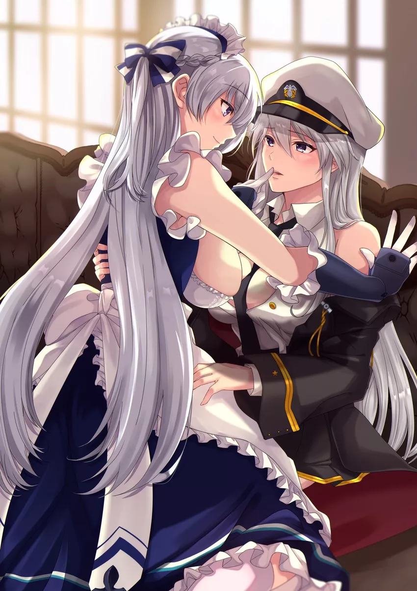 [Azur Lane] Belfast Wants Enterprise to Keep This Secret posted by Written_up_for_125