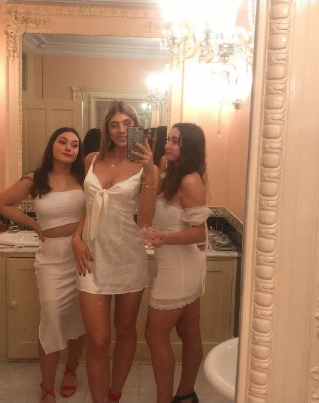 Babes in white posted by thisisthrowawaykev