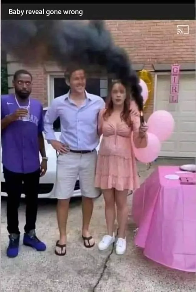 Baby Reveal Oopsie posted by Cuck_Obsessed