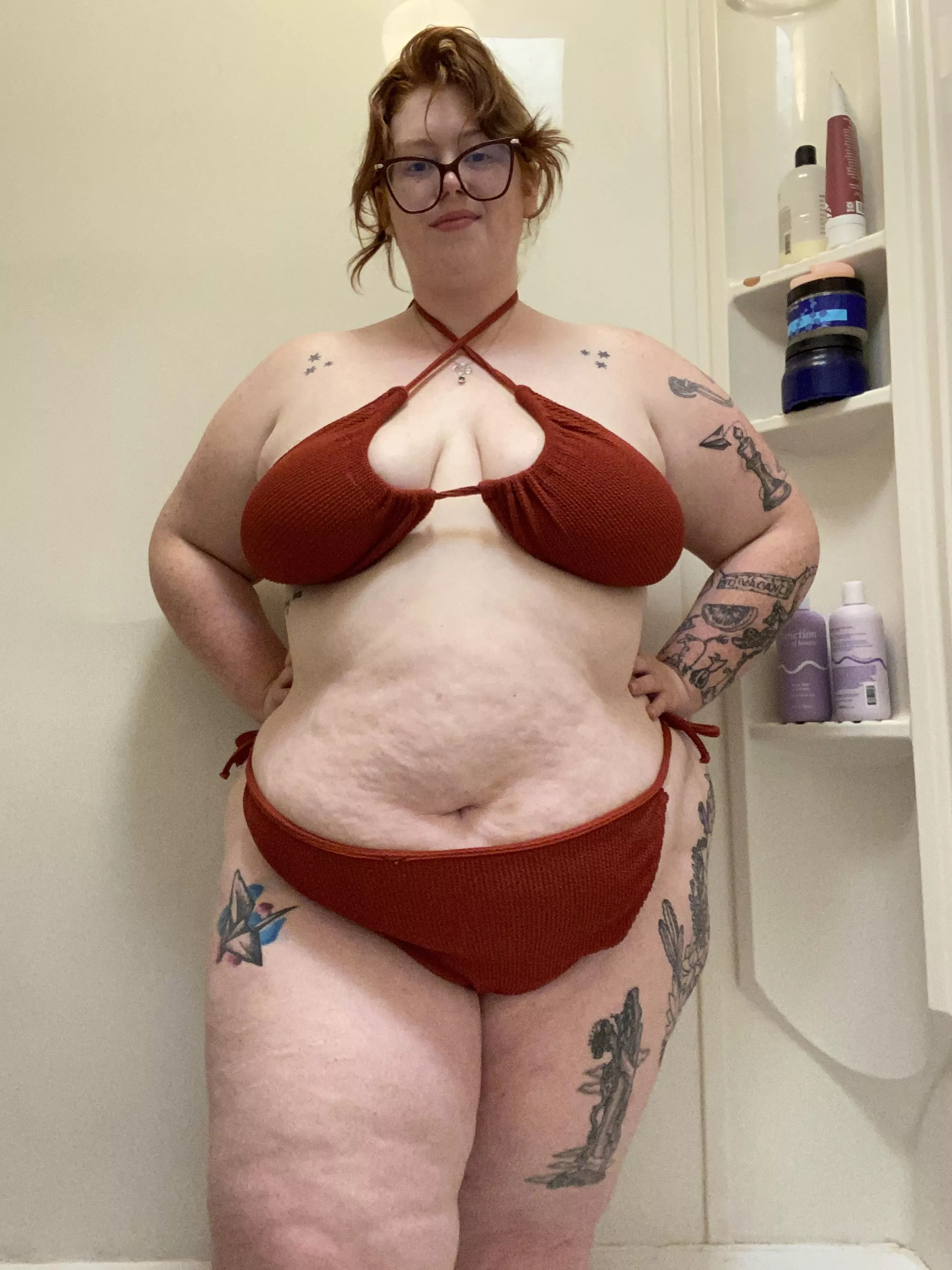 Baby’s first bikini, I’m not going back! [OC] posted by ThickThighed