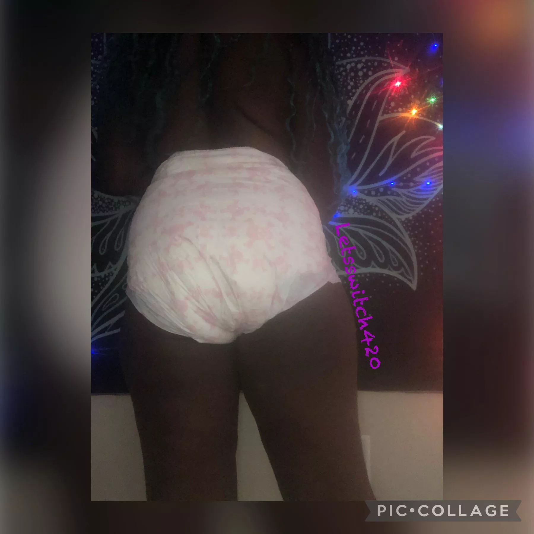 Back in a real diaper after 6 months... excited to see how this day goes. posted by letsswitch420