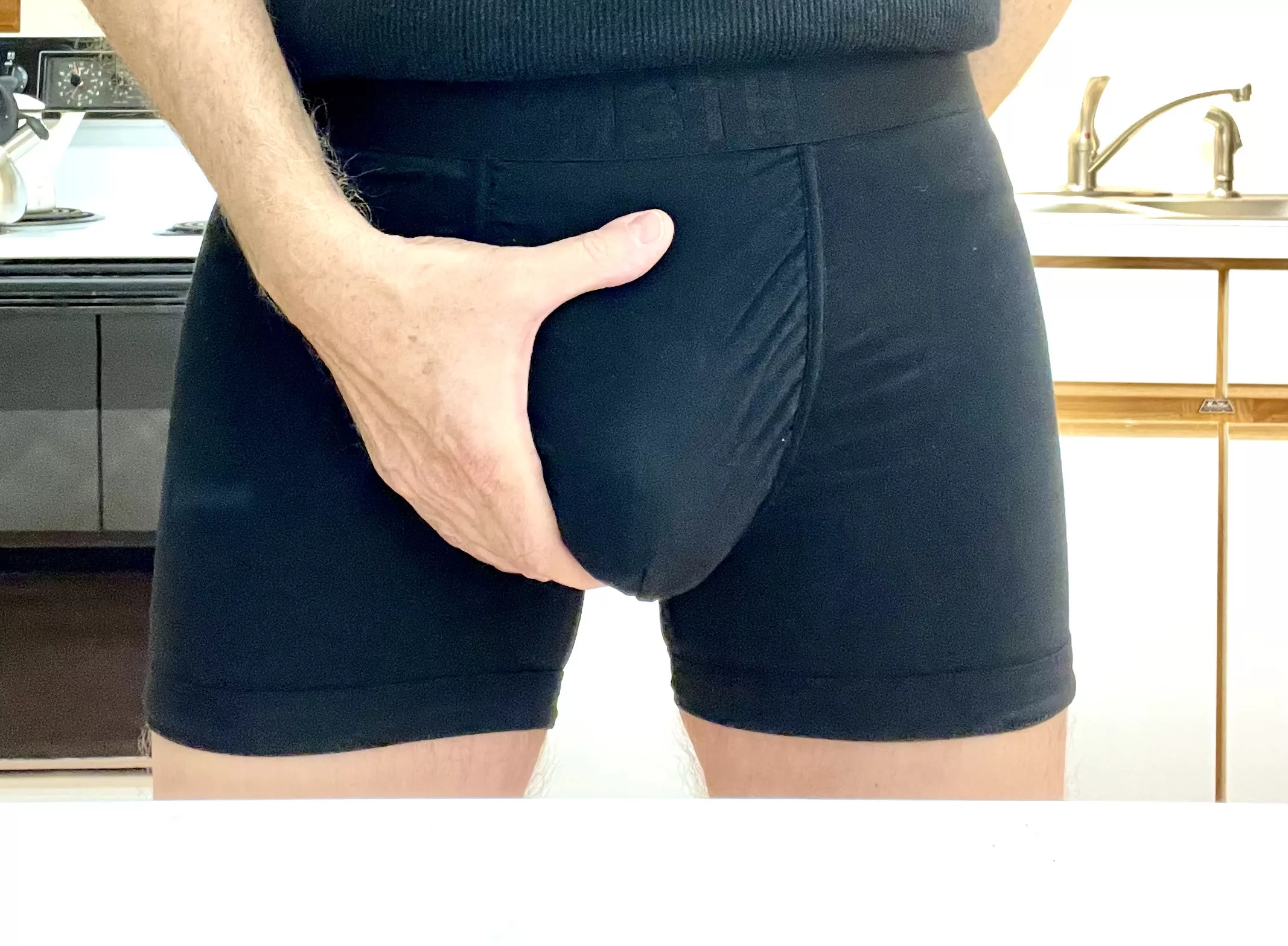 Back In Black. Trunks Or Boxer Briefs? posted by shyishguyish