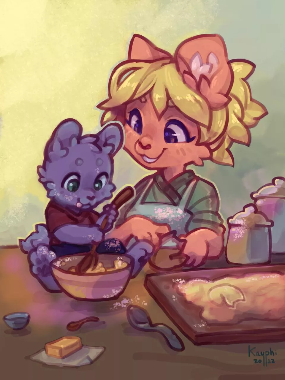 Baking Time posted by Kayphiart