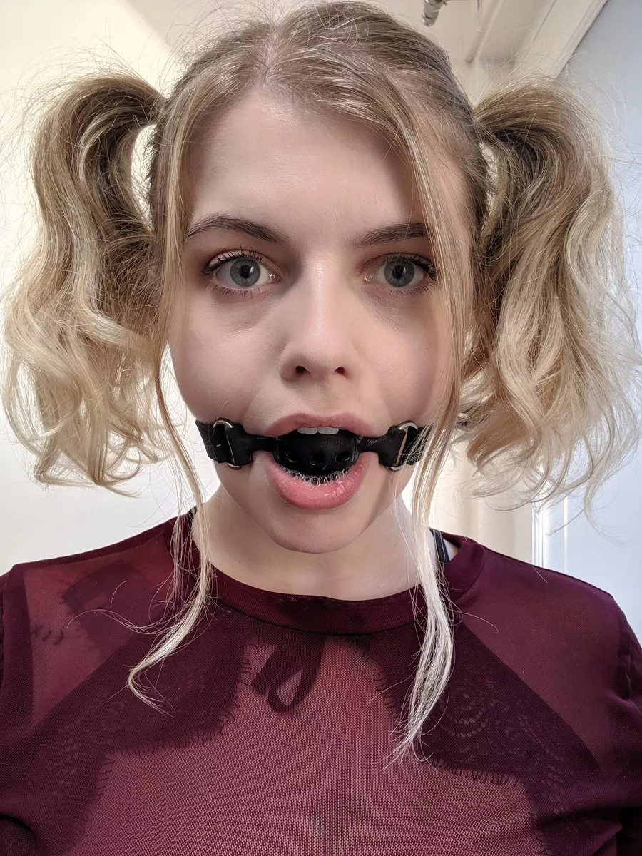 Ballgag drool posted by MisfitSaiyan