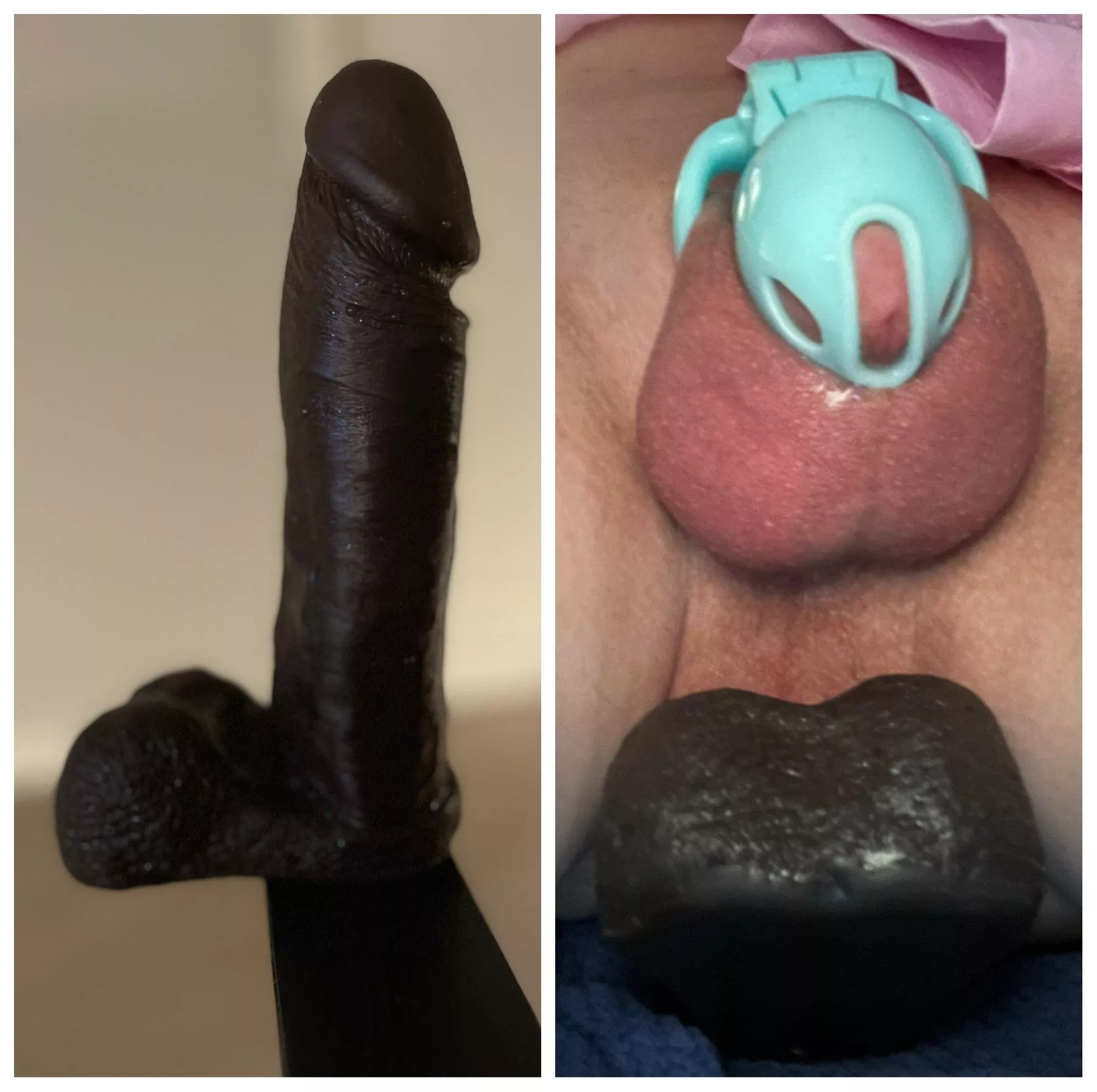 Balls deep on this cock for my first post here. Wish it was a real cock… posted by umcultssissy