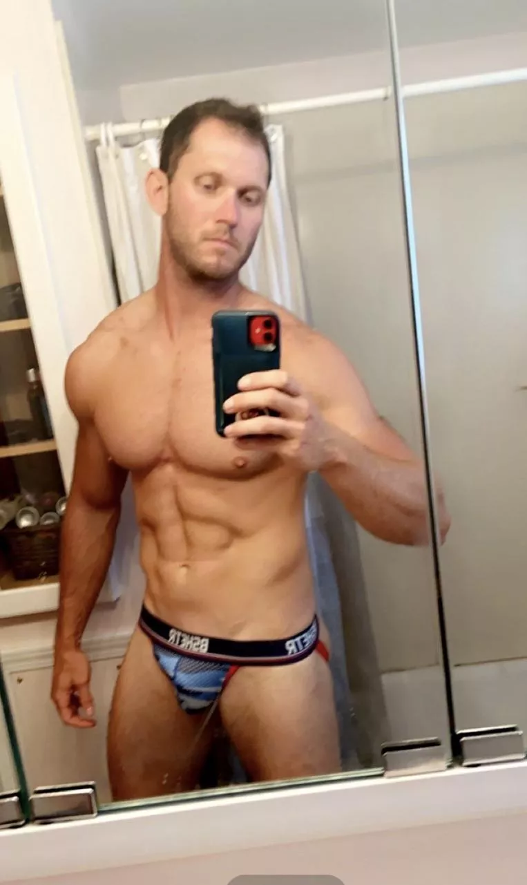 Baseball jock in a jock 😈 posted by dbchatb