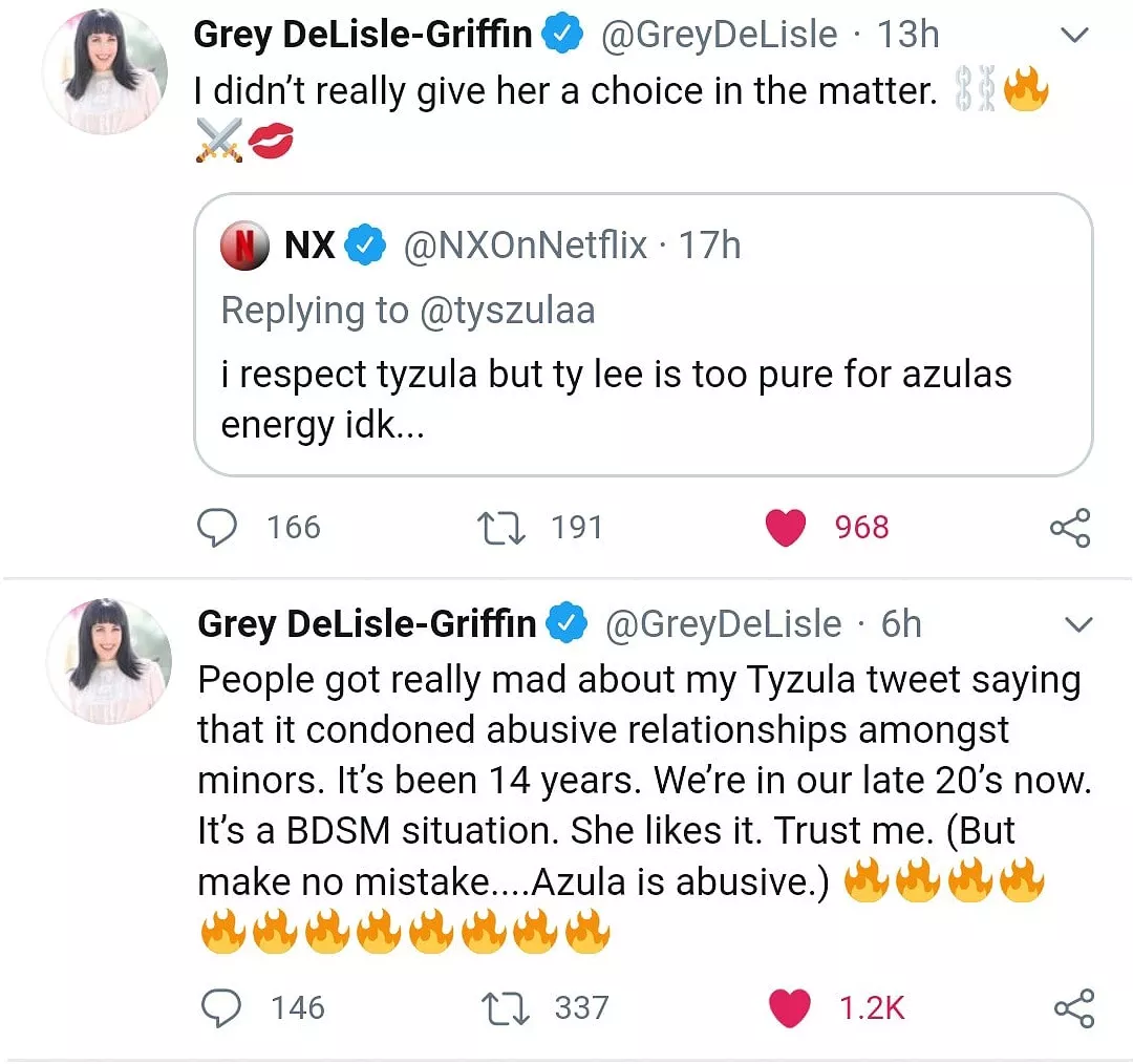 Based Azula voice actress provides airtight defense for hentai of ALL Avatar characters (Not clickbait!) posted by chocofan1