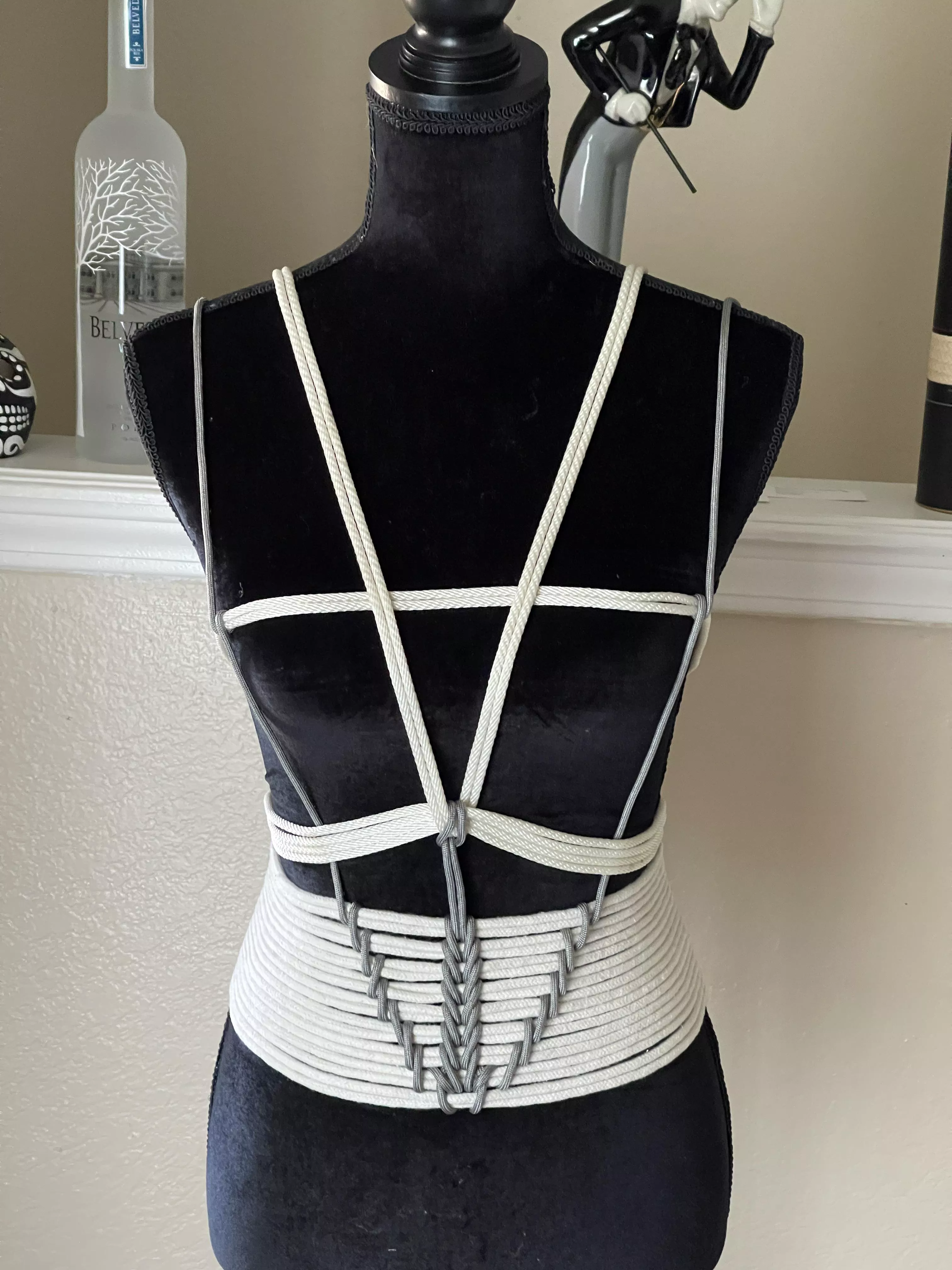 Basic chest harness w/double spined rope corset posted by Eastern-Ad-3387