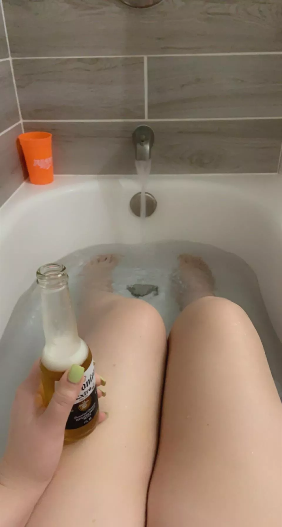 Bath beer, almost better than shower beerâ€¦. Almost lol 34 [F] posted by Personal_Koala_1224