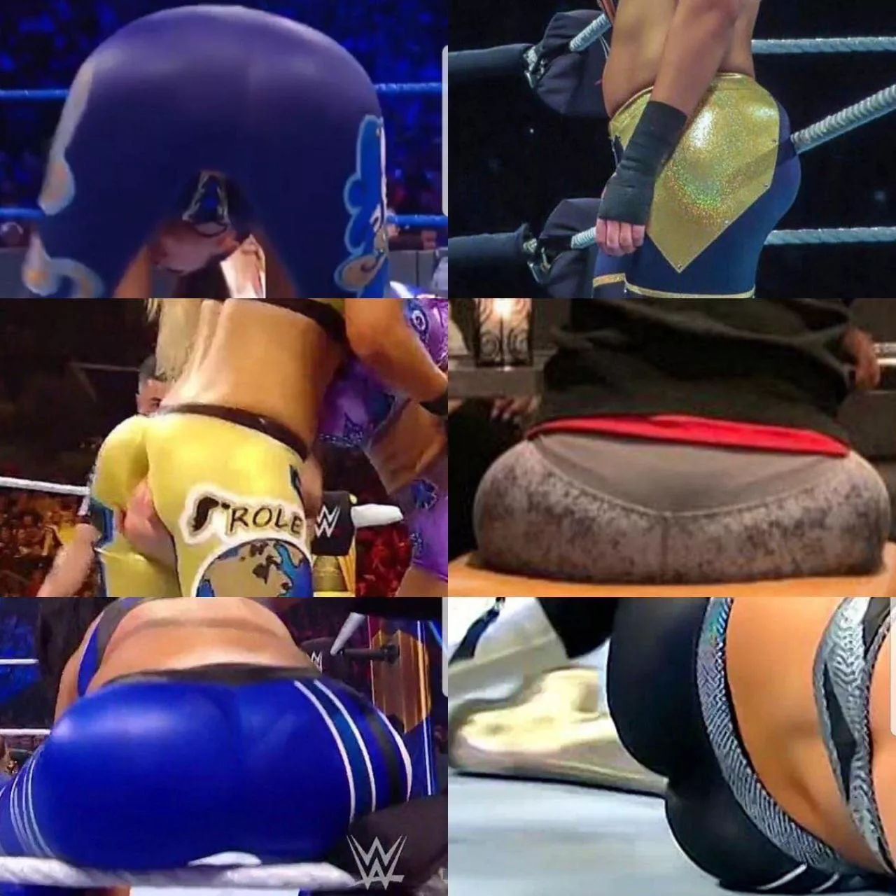 Bayley’s fat cheeks posted by NSFWWrestling