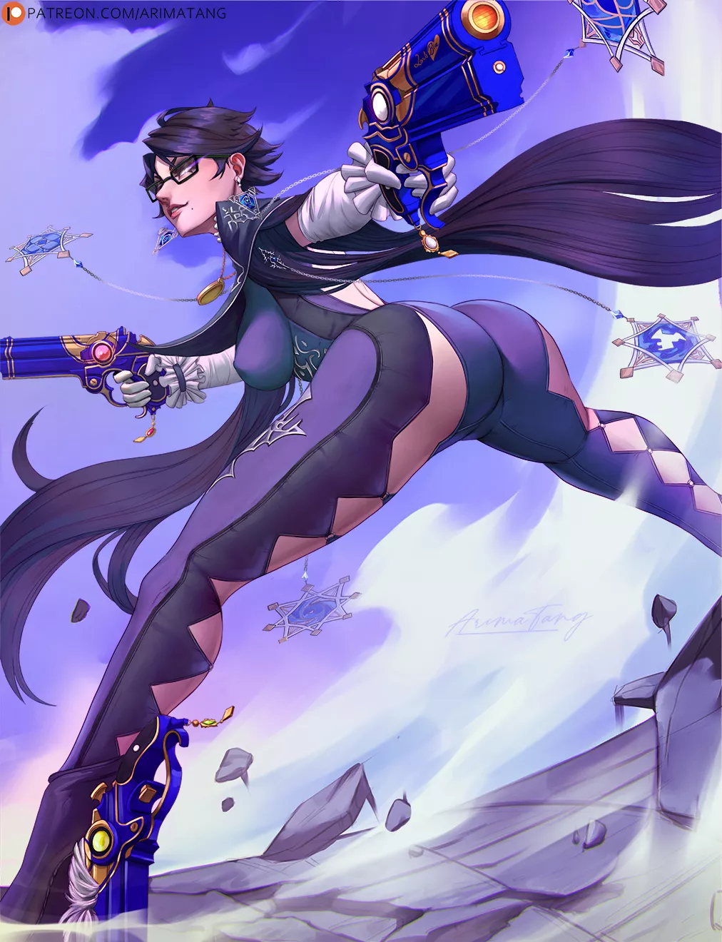 Bayonetta booty (Arimatang) [Bayonetta] posted by Kuro-Oji