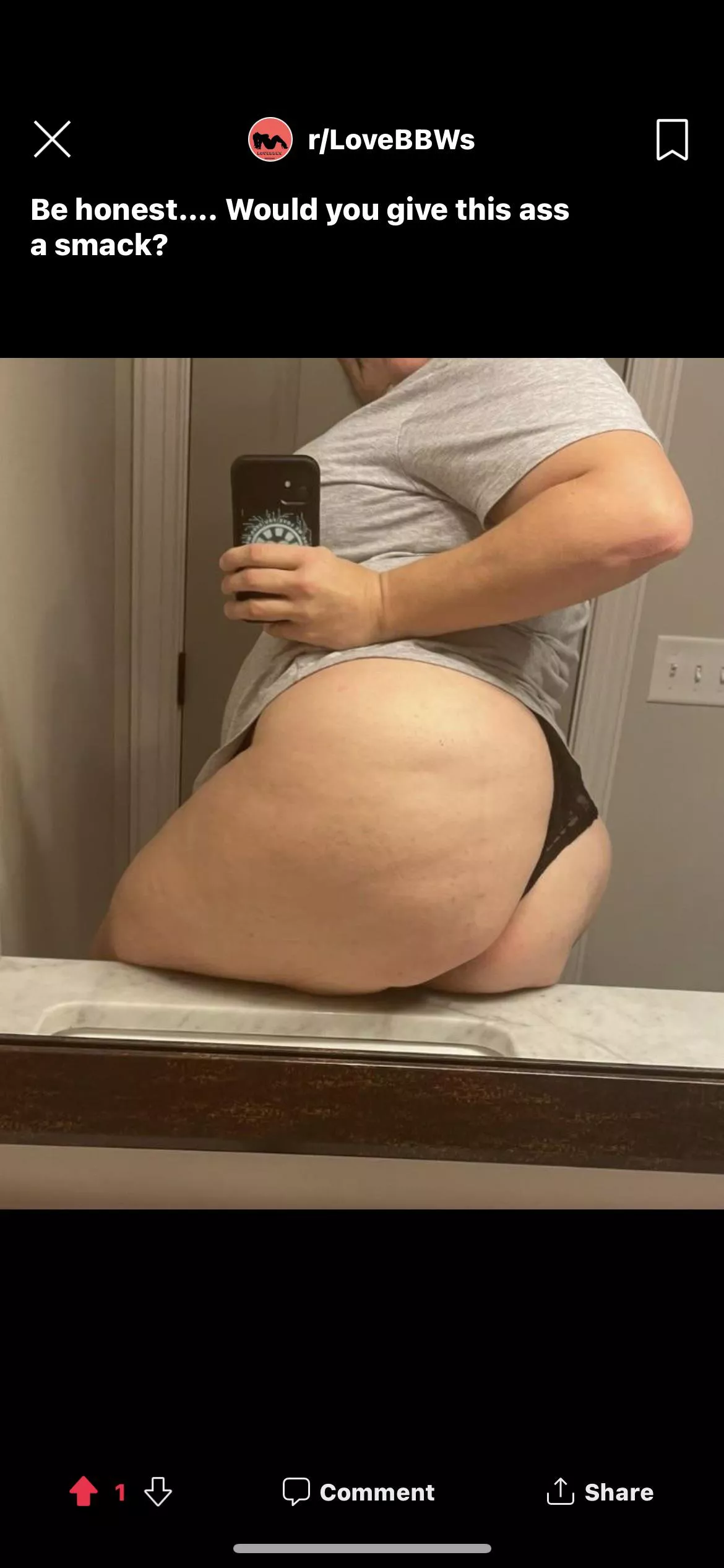 Be honestâ€¦ would you give this ass a smack? posted by brandys_adventures