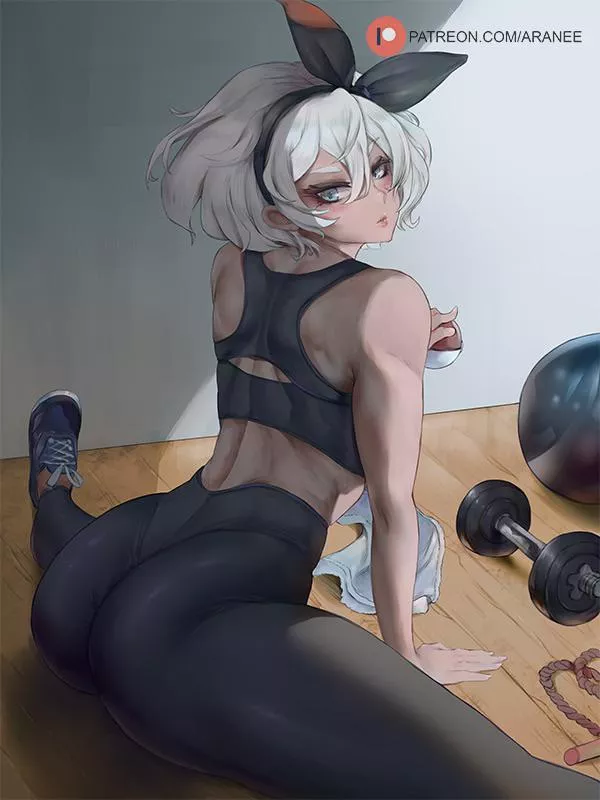 Bea doing stretches posted by UnseeableQuestions