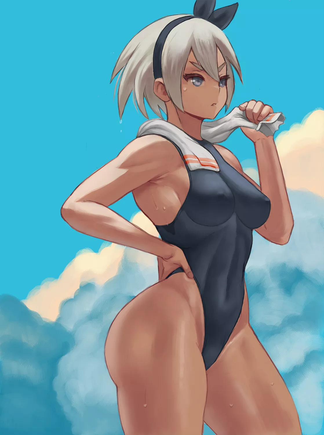 Bea on the beach (zefra bleu) posted by GENTLEPOKEGIRLFUCKER