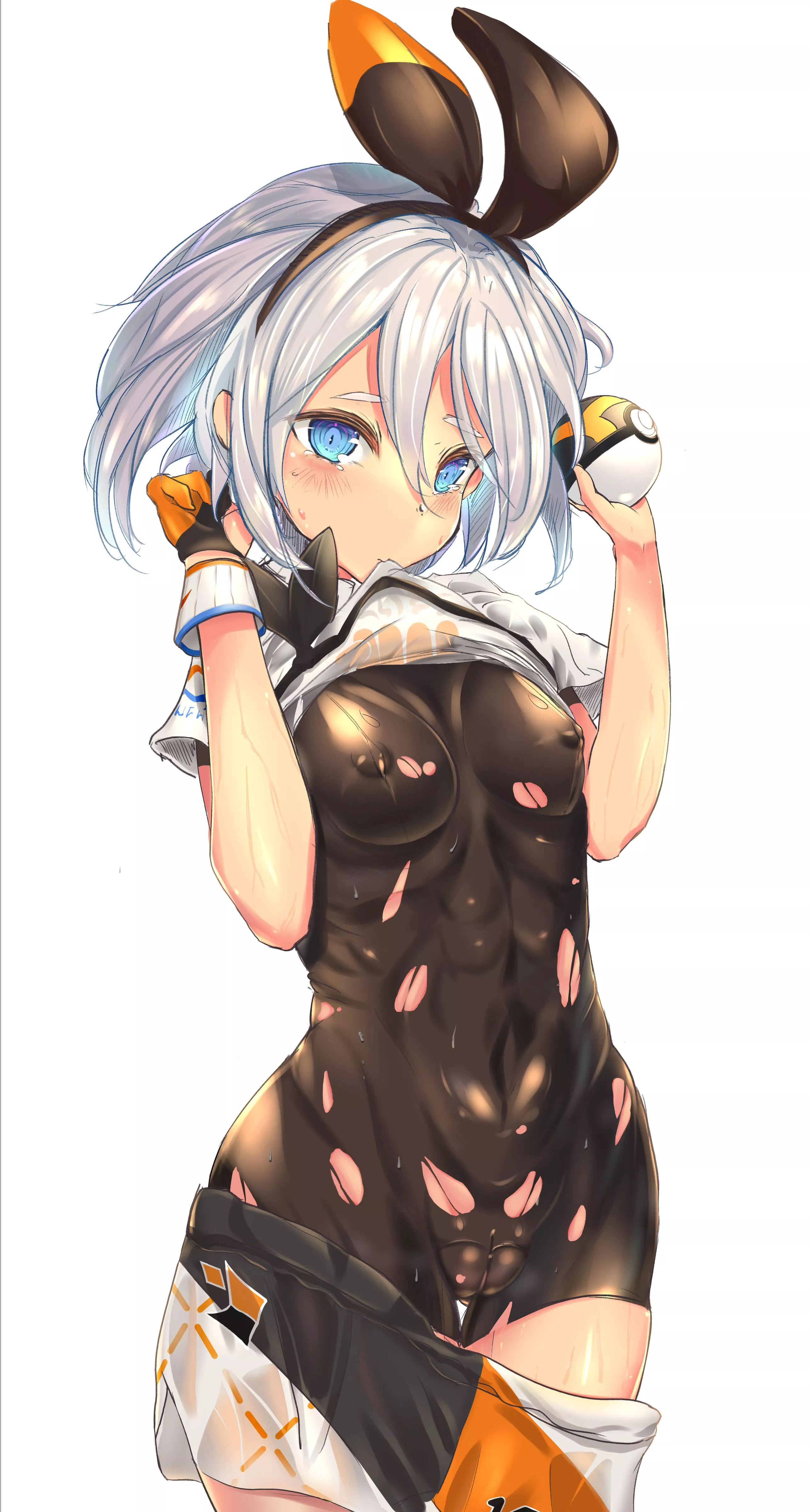 Bea Torn Bodysuit (Zhafitren) [Pokemon] posted by sequence_string