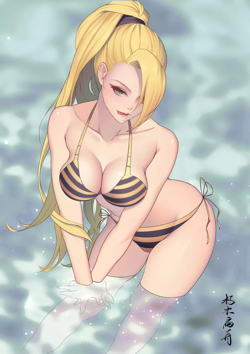 Beach day with Ino posted by The_Tactical_Nerd